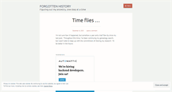 Desktop Screenshot of forgottenhistory.net